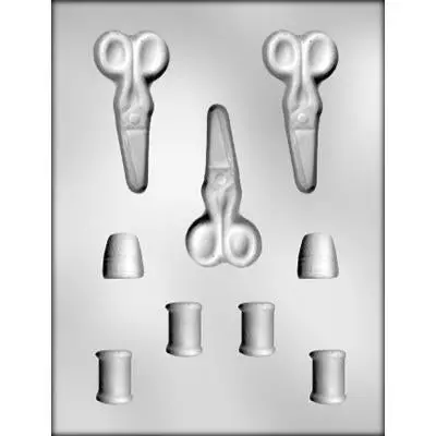 1.75-Inch Sewing-Themed Chocolate Mold For Craft Projects And Confectionery 1
