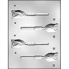 3D Rose Lollipop Mold – 1.75-Inch Chocolate Or Candy Mold With Free U.S. Shipping 1