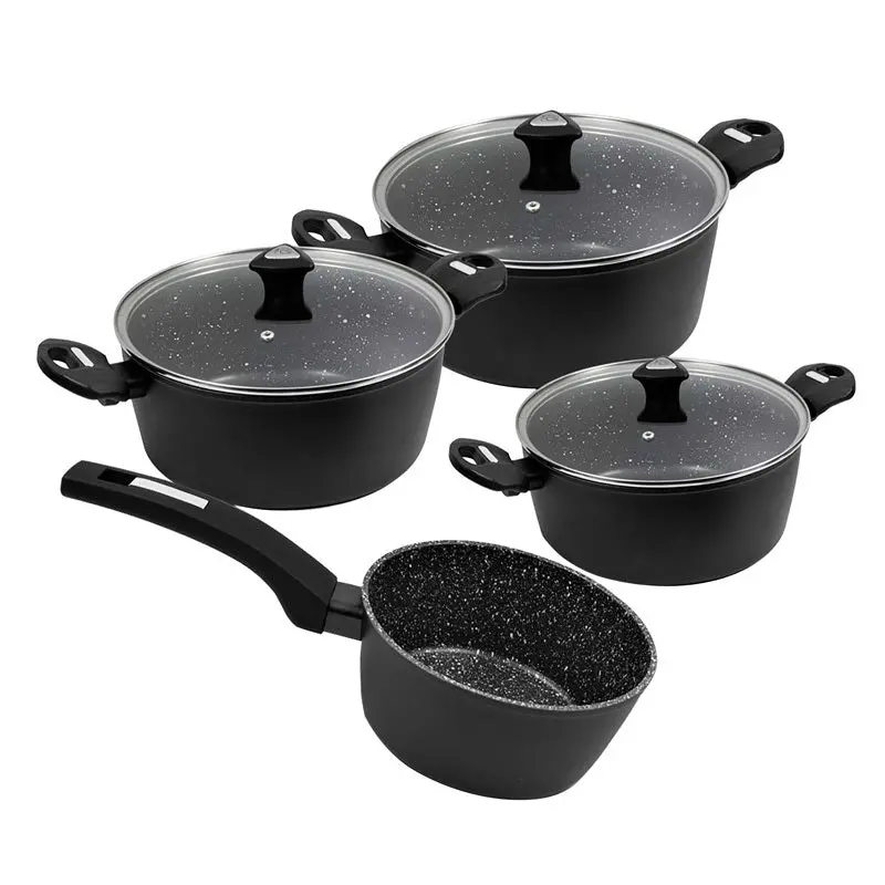 4-Piece Anya Non-Stick Kitchen Cookware Set – Pfoa-Free & Dishwasher-Safe 1