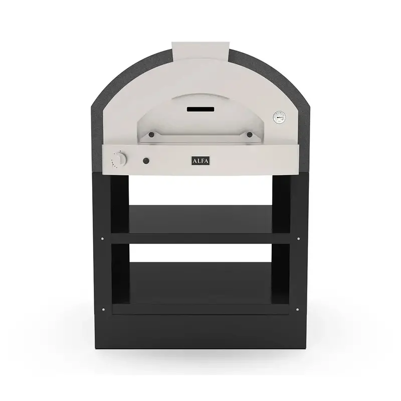 Alfa Professional Quick 4 Pizze Pizza Oven – Silver-Grey Multi-Rack Deck Oven 1