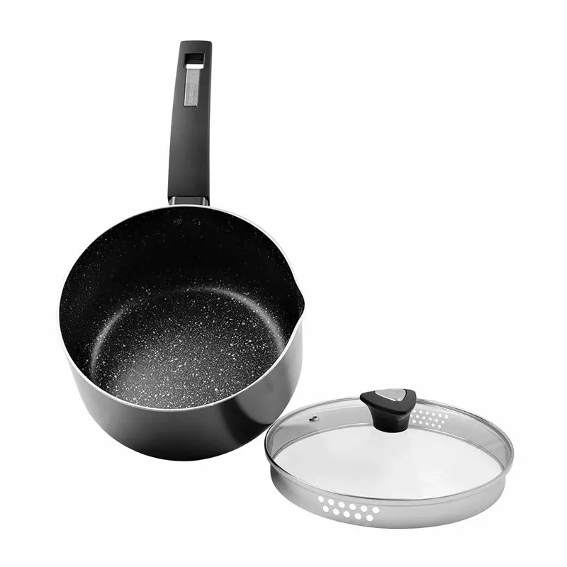 Aluminium Saucepan With Lid – 2.8L Durable Everyday Cooking Pot 1