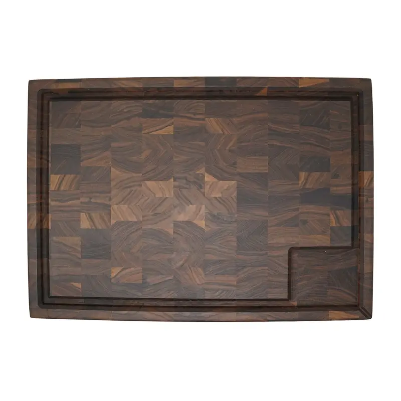Borough Kitchen Walnut End-Grain Carving Board 1