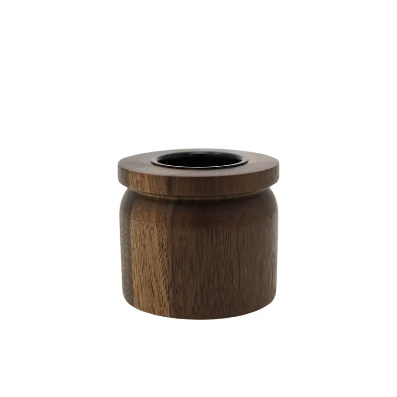 Borough Kitchen Walnut Tea Light Holder 1
