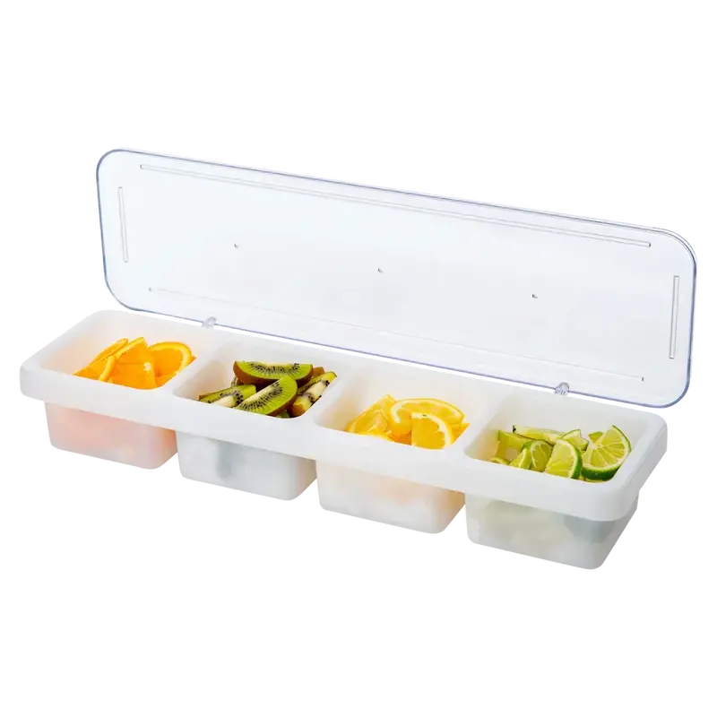 Browne 4-Compartment Condiment Serving Tray – Compact Design | Model 574837 1
