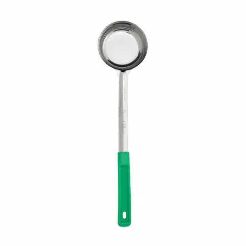 Browne 4-Ounce Solid Food Portioner With Green Non-Slip Handle – Model 5757440 1