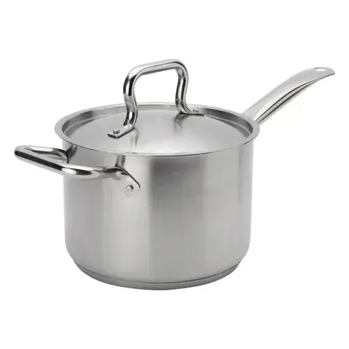Browne Elements Stainless Steel Sauce Pan – 4.5-Quart Capacity | Model 5734034 1