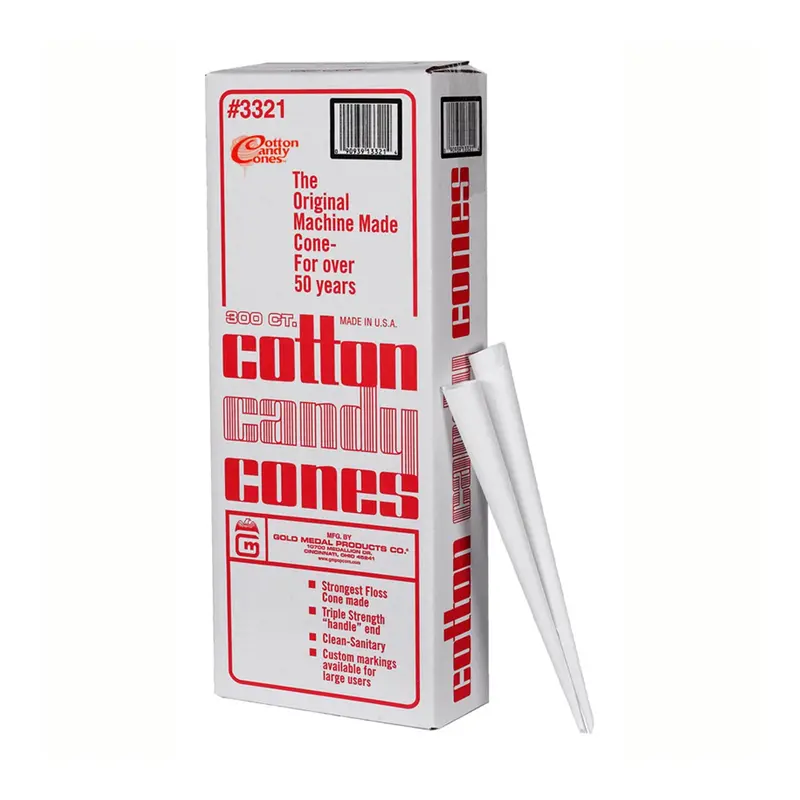 Bulk Cotton Candy Cones – 1,000-Count Case, Usa-Sourced 1