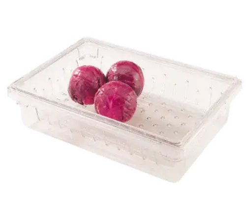 Cambro 1826Clrcw135 Polycarbonate Colander Insert – Fits 18" × 26" Storage Boxes, 6"+ Depth 1