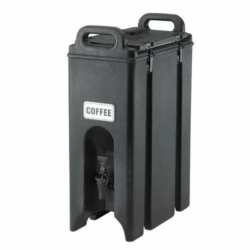 Cambro 500Lcd110 – 4.75-Gallon Insulated Black Beverage Carrier 1
