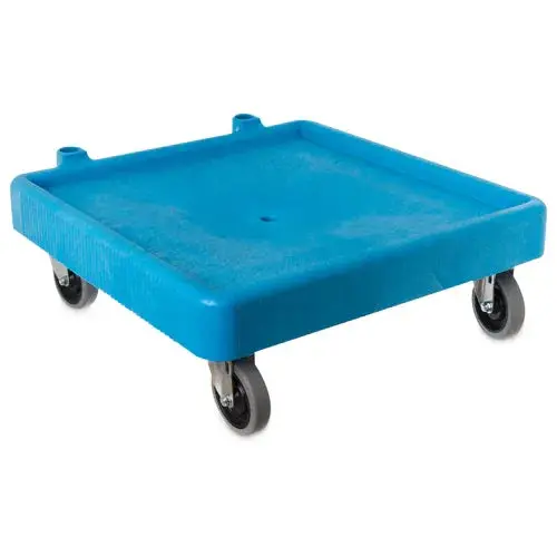 Carlisle C223614 Opticlean Glass Rack Dolly – 350 Lb Platform Model In Blue 1