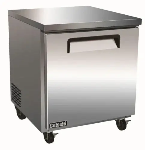 Celcold Cuc27F Undercounter Freezer – Single-Door, Rear-Mount Refrigeration 1
