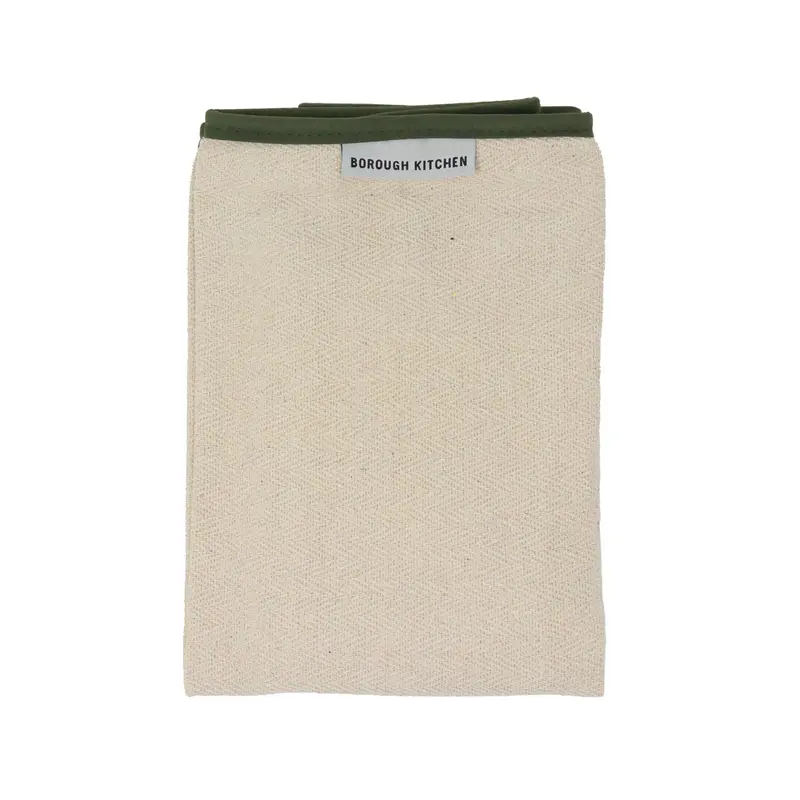 Chef’S Cloth Towel – Emerald Green Cotton Blend By Borough Kitchen 1