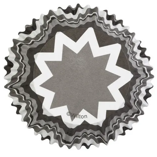 Chevron Pattern Cupcake Liners – Assorted Sizes 1