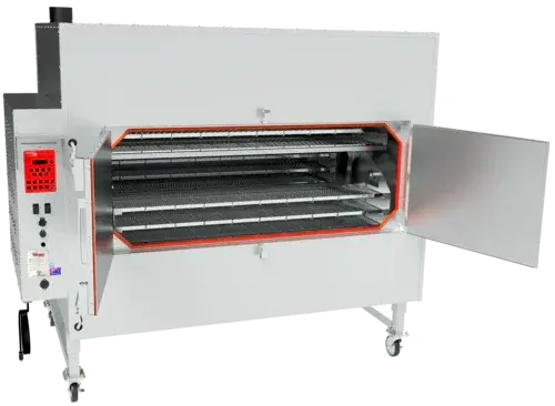 Cookshack Fec750Ss Fast Eddy Rotisserie Pellet Smoker – 750-Lb. Capacity, Stainless Build | Iq5 1