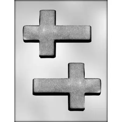 Cross-Shaped Chocolate Mold – 5.25" Ice Tray For Candy, Soap, Plaster & Concrete Crafts 1