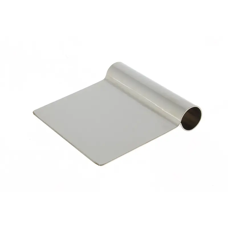 De Buyer Stainless Steel Dough Scraper With Square Edge – Precision Baking Tool 1