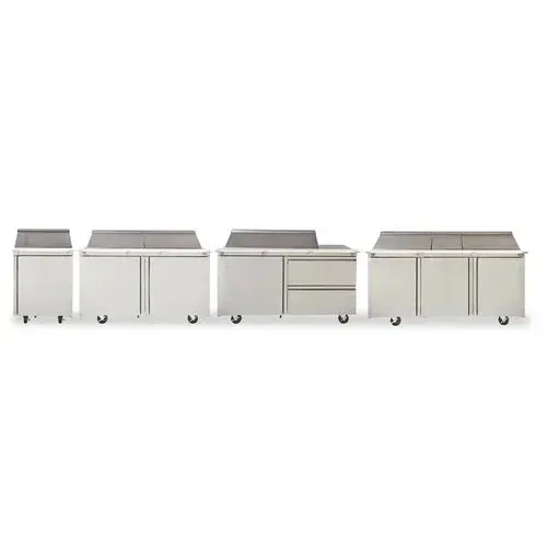 Delfield 4460Np-12 Two-Section Sandwich & Salad Prep Refrigerator – 60" Wide 1