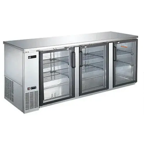 Efi Cbbsgd3-90Cc Versa Chill 90" Triple-Door Back Bar Refrigerator – 32 Cu Ft Capacity 1