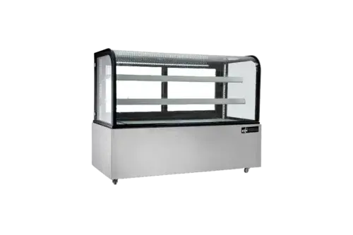 Efi Cgcm-7348 Versa Display Curved-Glass Refrigerated Merchandiser – 17.7 Cu. Ft. 1