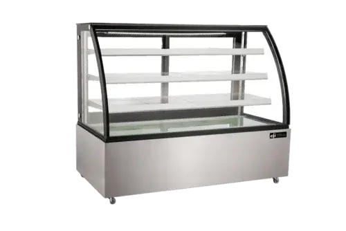 Efi Cgcm-7356 Versa Display Curved-Glass Refrigerated Case – 72.4" Wide 1
