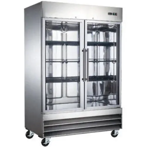 Efi F2-54Gdsvcx Versa C. X-Line 54" Bottom-Mount Self-Contained Glass Door Freezer 1