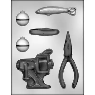 Fishing Tackle Chocolate Mold – Multi-Use Craft & Confectionery Tool 1