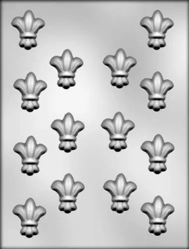 Fleur-De-Lis Chocolate Mold – 14-Cavity Silicone Mold For Mardi Gras Treats (Free U.S. Shipping) 1