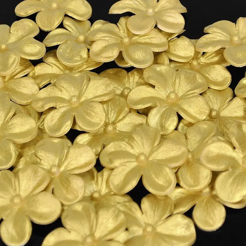Gold Charming Blossom Gumpaste Flower Collection 1
