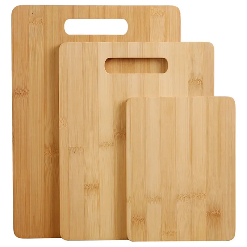 Gourmet Bamboo Cutting Board Set – 3-Piece Eco-Friendly Kit 1