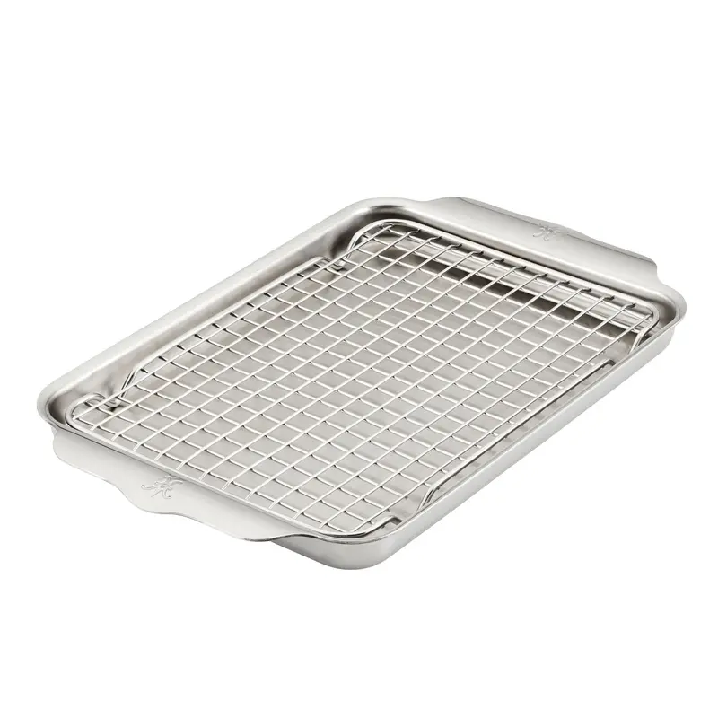 Hestan Ovenbond Quarter Sheet Pan With Integrated Cooling Rack 1