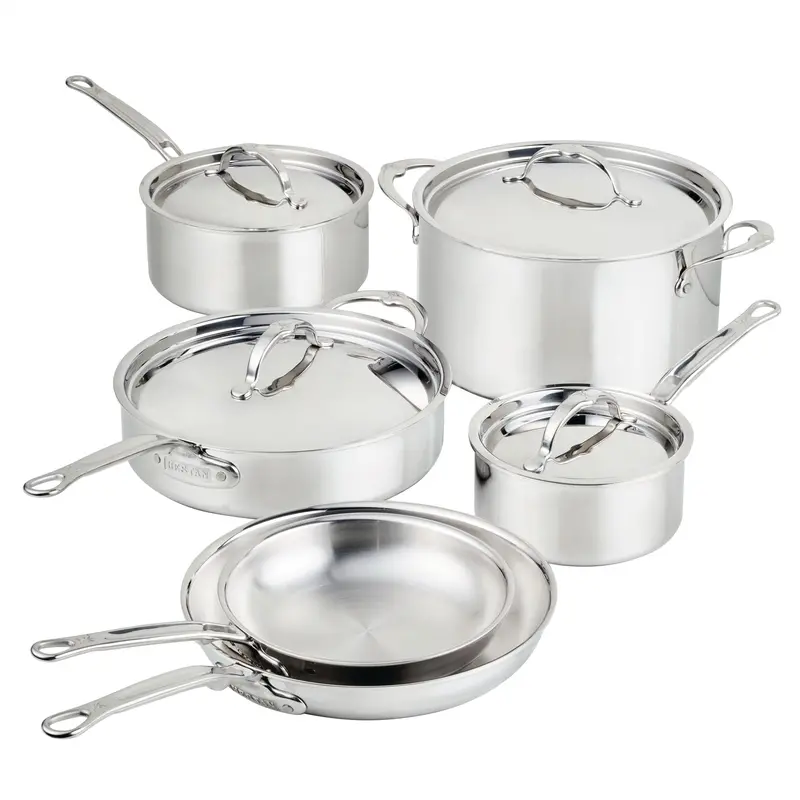 Hestan Probond Luxe 6-Piece Stainless Cookware Set – Complete Kitchen Collection 1