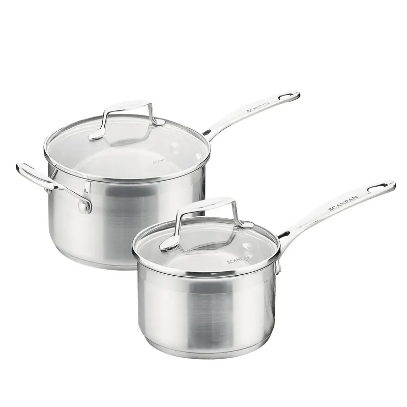 Impact Saucepan Set – 2-Piece Reinforced Heavy-Duty Cookware Pair 1