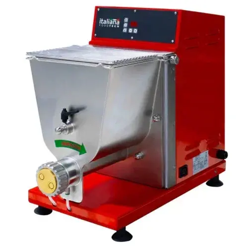 Italiana Ipe28 Countertop Pasta Extruder – 6.5-Lb Stainless Steel Hopper, Tool-Free Disassembly 1