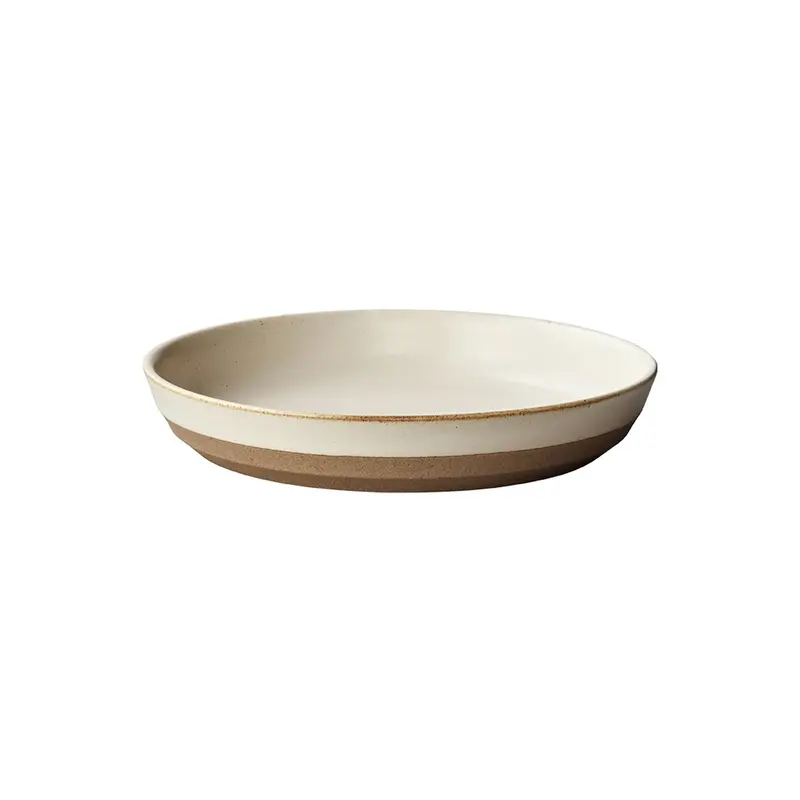 Kinto Ceramic Lab Pasta Plate In Matte White – 21 Cm Diameter 1