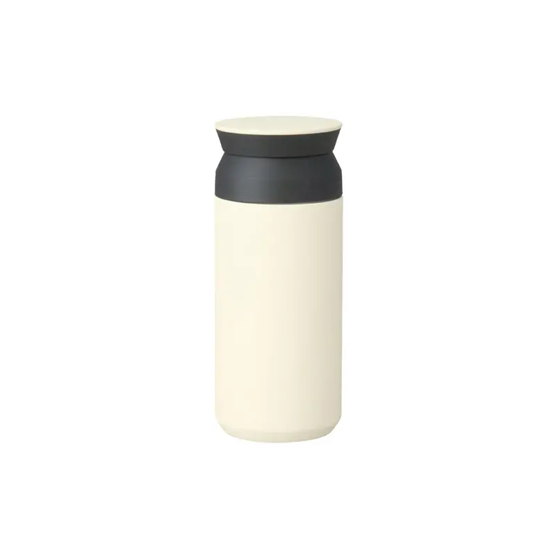 Kinto Vacuum-Insulated Travel Mug – 350Ml Capacity In White 1