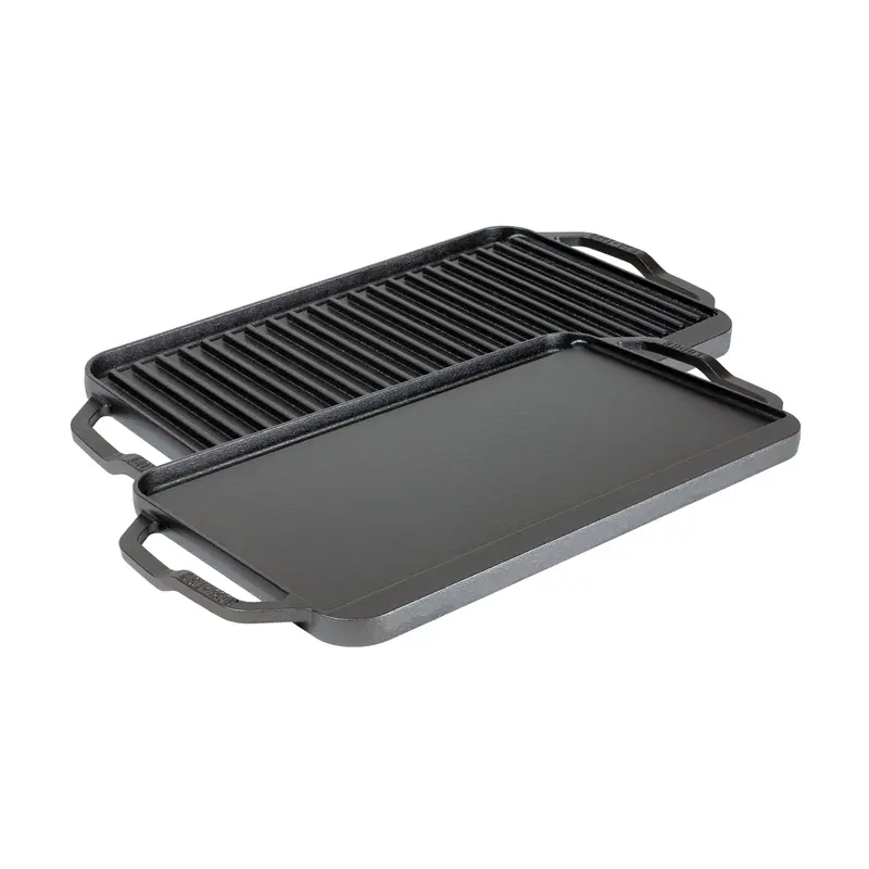 Lodge Chef Collection Reversible Griddle – 50 X 25 Cm (19.5 X 10 In) 1