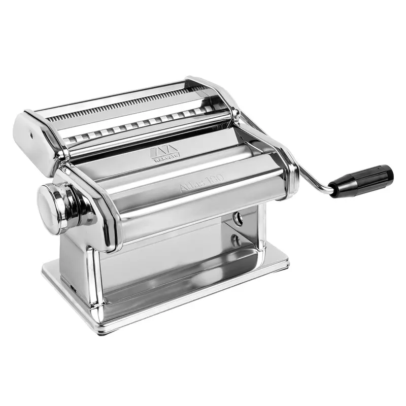 Marcato Atlas 180 Hand-Crank Pasta Maker – Stainless Steel 1