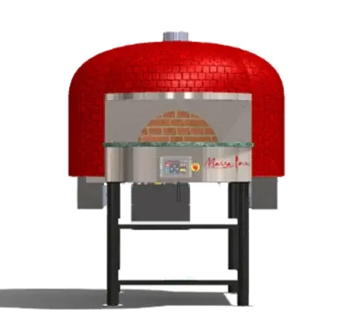 Marra Forni Rt110G Gas-Powered Neapolitan Pizza Oven – 43.3" Rotating Brick Deck 1