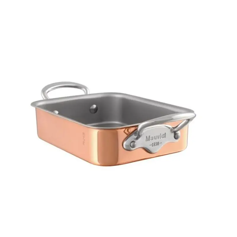 Mauviel M'150S Copper Mini Roasting Pan – Handcrafted French Cookware 1