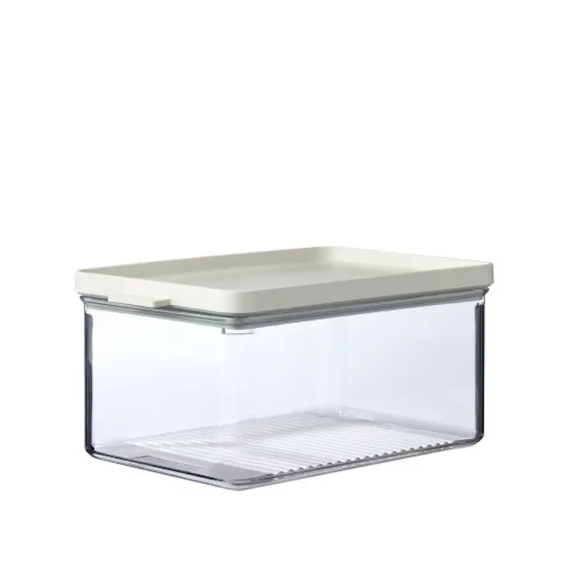 Mepal Omnia 2L Nordic White Fridge Storage Box For Cheese And Deli Items 1