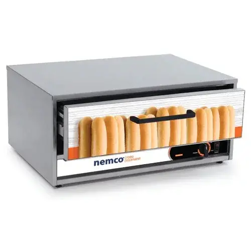 Nemco 8027-Bw Compact Moist Heat Bun Warmer – 32-Bun Capacity 1