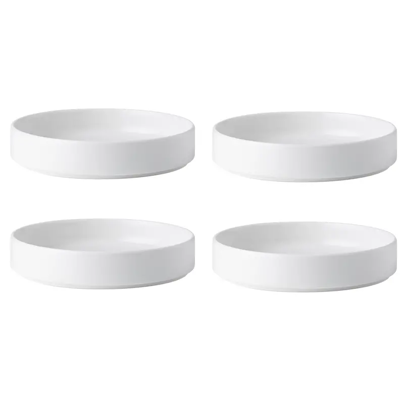 Noritake Stax Deep Serving Plates – 19Cm, Set Of 4 Modern Stackable Dishware 1