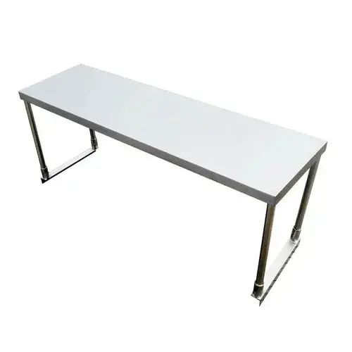 Omcan 44616 Narrow Overshelf – 12" D × 48" L, Space-Saving Stainless Shelf 1