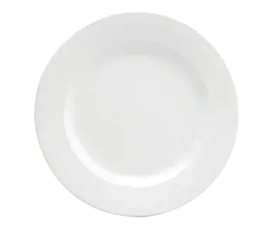 Oneida Buffalo F9010000124 7.125" Cream-White Rolled-Edge Porcelain Plate 1