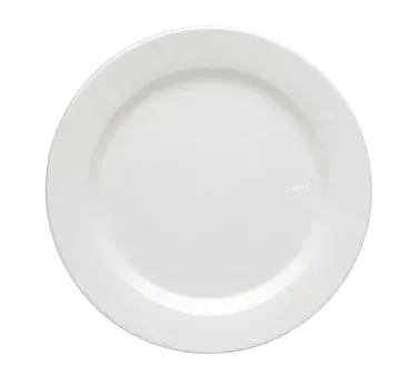 Oneida Tundra 10.5" Wide-Rim Round Plate – High-Alumina Vitrified Porcelain 1