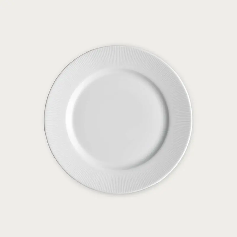 Pillivuyt Eventail 22 Cm Rimmed Side Plate – French Porcelain 1