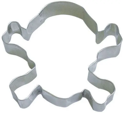 Pirate Skull & Crossbones Cookie Cutter – 4.5" Themed Baking Tool For Halloween & Parties 1