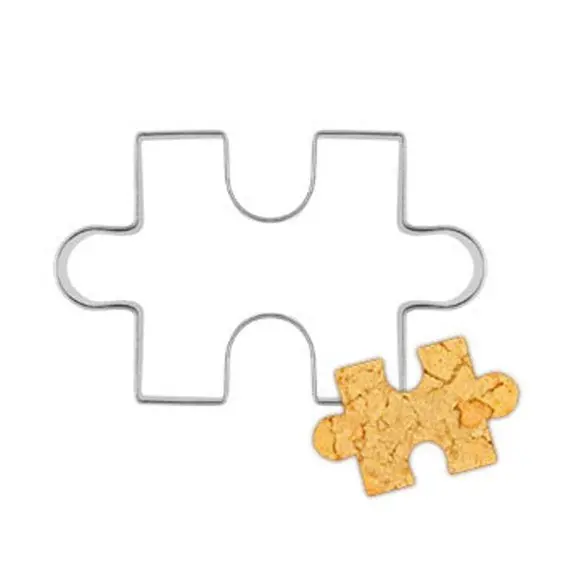 Puzzle Piece Cookie Cutter – 2.5-Inch Interlocking Design 1