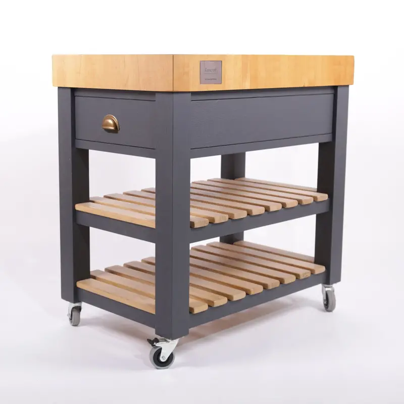 Rencraft Maple Butcher Block Cutting Board – Dark Grey Finish 1