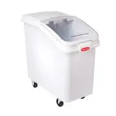 Rubbermaid Ingredient Mobile Bin – 500-Cup Capacity, White (2020794 / 360288Wht) 1